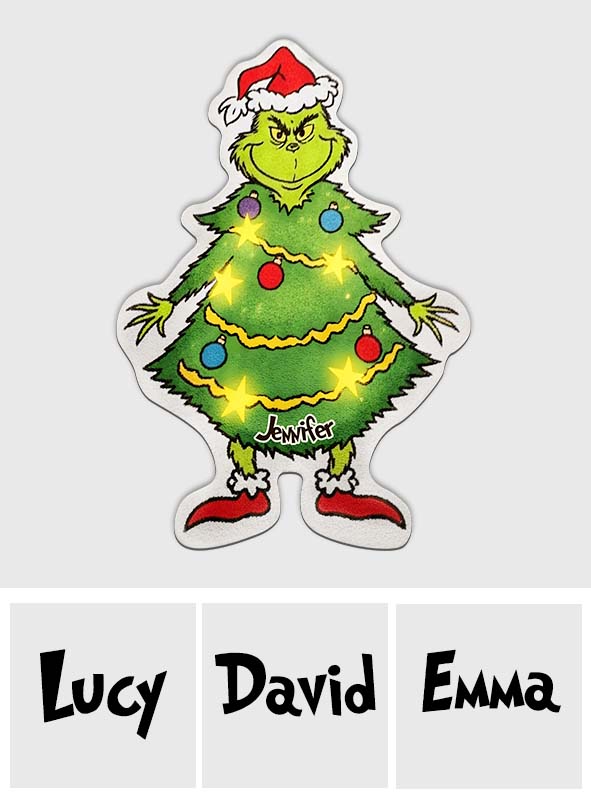 Joyeux Noël - Étole de Noël personnalisée Tapis touffeté antidérapant