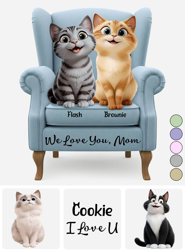 Beste Katzenmama aller Zeiten – Personalisierte Acrylplakette in Katzenform