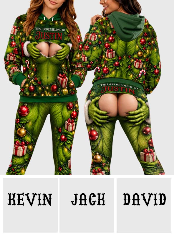 This Belongs To Me - Personalized Stole Christmas Hoodie and Leggings