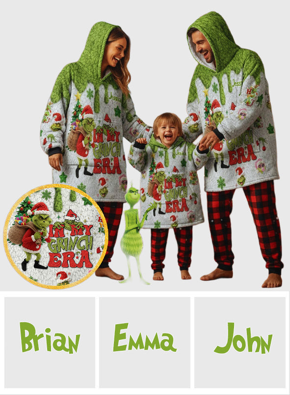 Weihnachtsklassiker-Film - Personalisierte Stola-Weihnachtsdecke mit Kapuze