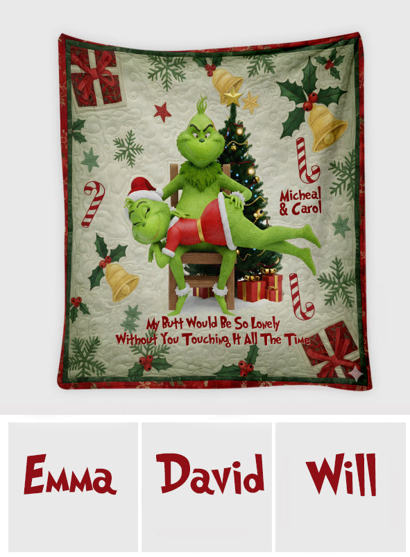 Ich liebe dich – Personalisierte Stola-Weihnachtsdecke