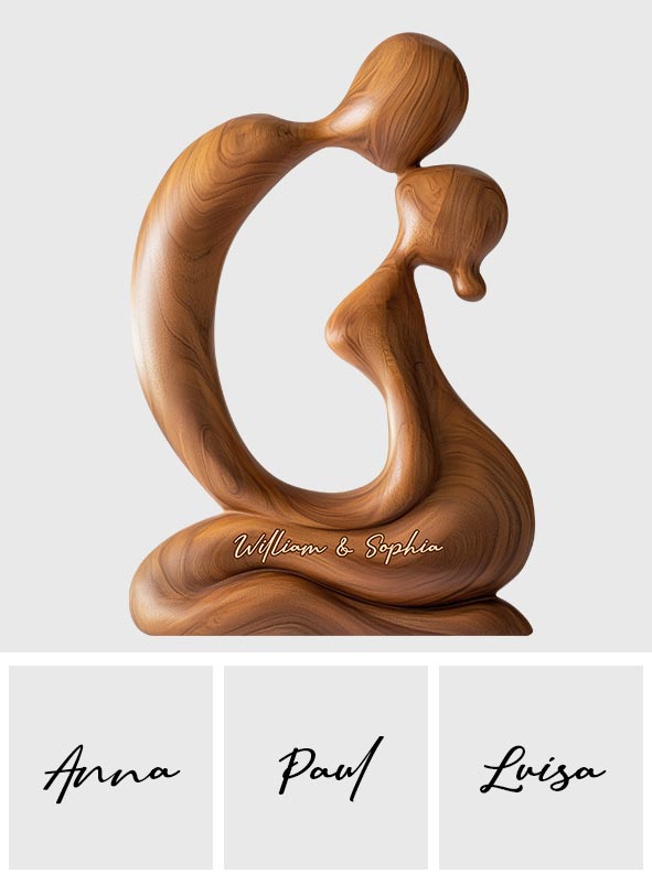 Toi et moi, on gère - Plaque en bois personnalisée pour couple