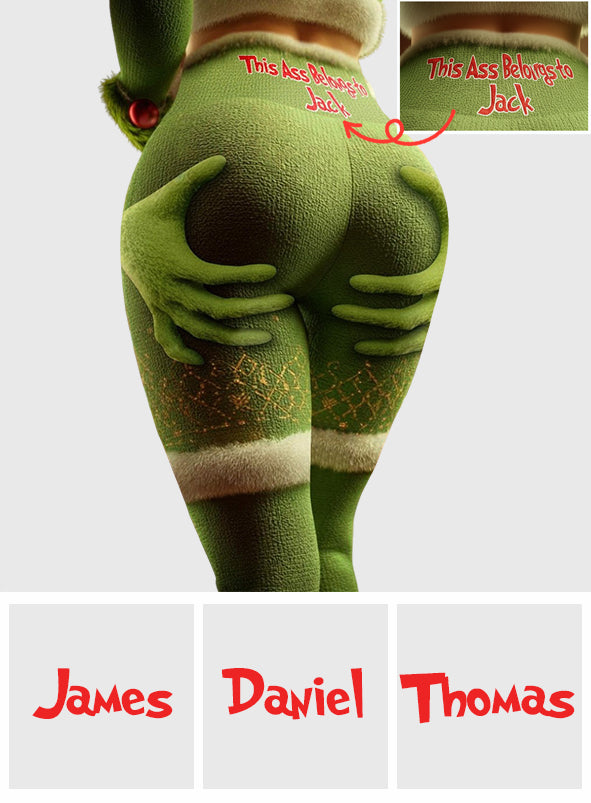 This Belongs To - Personalized Stole Christmas Leggings