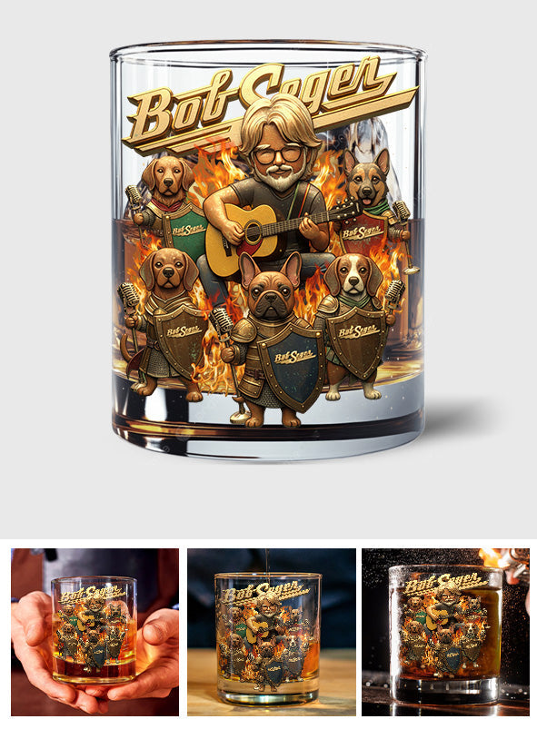 Guardians of Rock - King of Rock and Roll Whiskey Glass