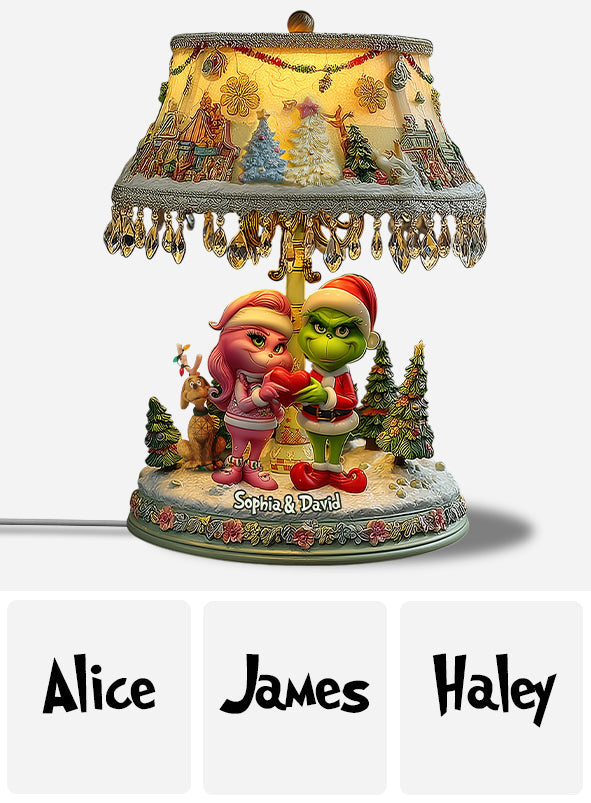 Du und ich, wir schaffen das – Personalisierte Weihnachtsstola mit LED-Acryl-Nachtlicht