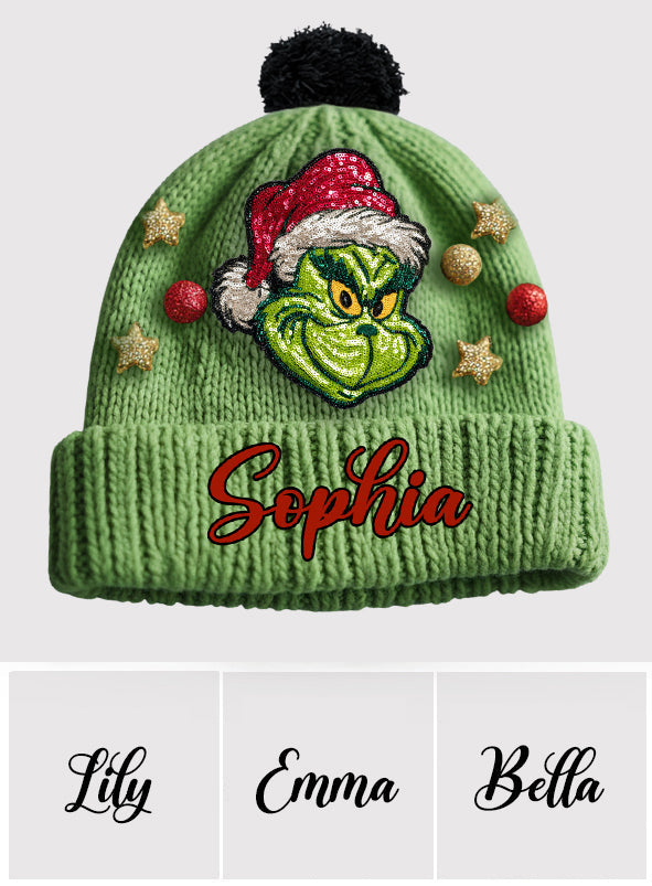 Ew People - Personalisierte Weihnachtsmütze mit Stola