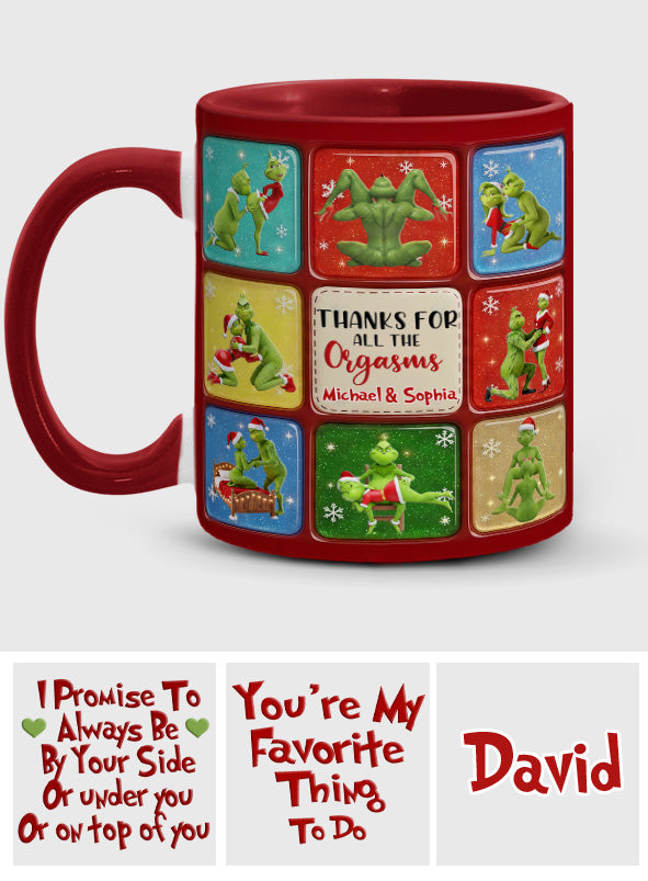 Merry Grinchmas - Personalized Stole Christmas Accent Mug