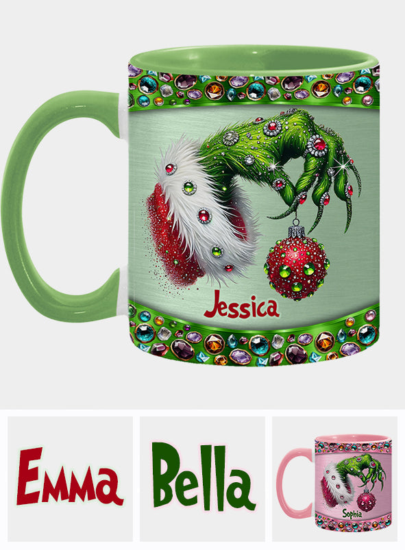 Merry Christmas - Personalized Stole Christmas Accent Mug