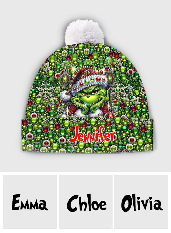 Frohe Weihnachten – Personalisierte Weihnachtsmütze mit Stola