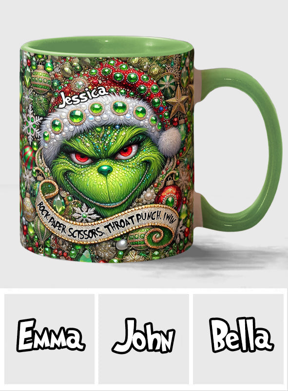 Besonders grün fühlen - Personalisierte Stola-Weihnachtsbecher