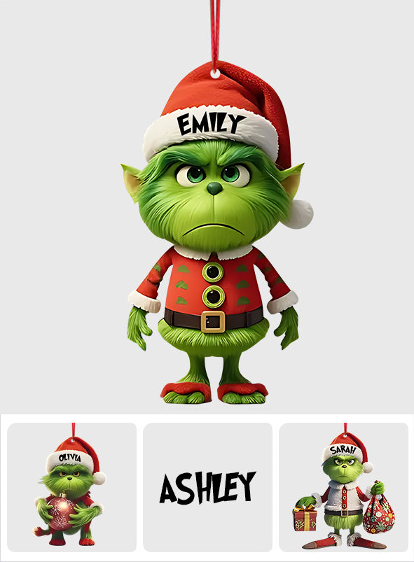 Mini Green – Personalisierte Stola als Weihnachtsschmuck