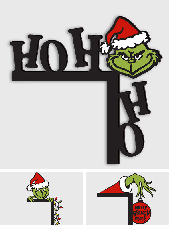 Ho Ho Ho – Personalisierte Stola als Weihnachtsdekoration für den Türrahmen