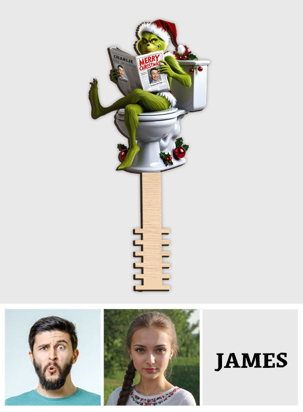 Frohe Weihnachten – Personalisierte Stola als Weihnachtsbaumspitze