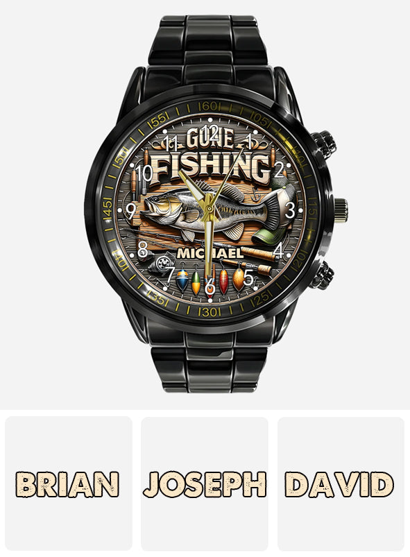 Passionné de pêche ? Montre-bracelet personnalisée sur le thème de la pêche