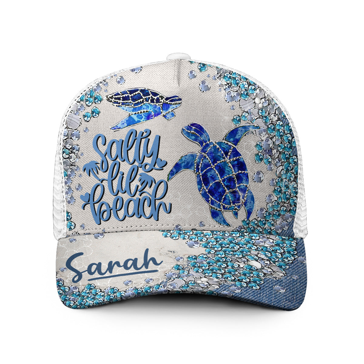 Turtle Bling - Personalized Turtle Trucker Hat