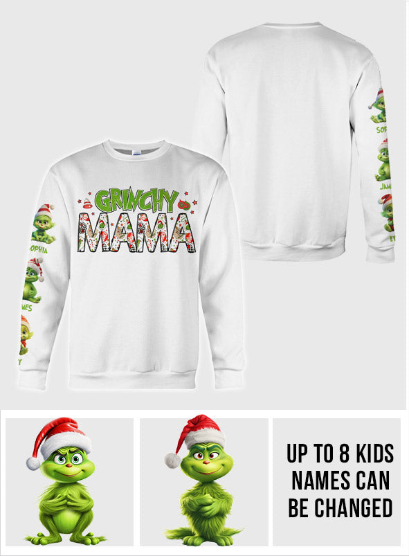 Grinch Mama - Personalized Stole Christmas All Over Shirt