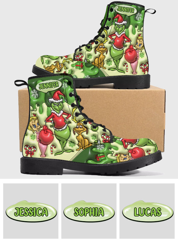 Frohe Weihnachten – Personalisierte Weihnachtsstola aus Leder