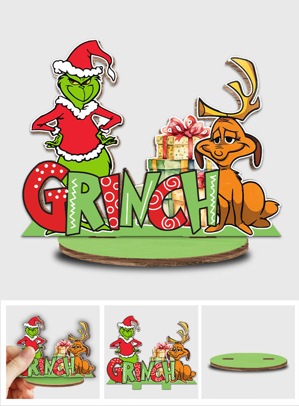A Very Merry Christmas - Stole Christmas Freestanding Wood Plaque