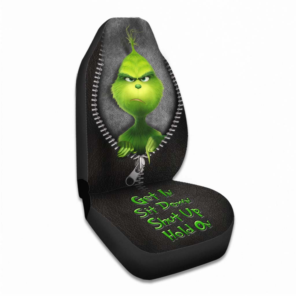 Einsteigen, hinsetzen, Klappe halten, Unfug treiben – Sitzbezüge mit Ledermuster