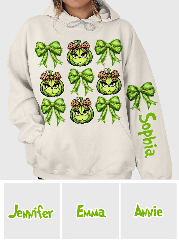 Heute besonders grinchig drauf - Personalisiertes Stola-Weihnachtsshirt