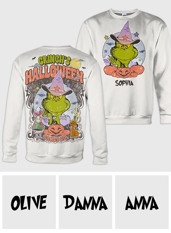 Happy Halloween - Personalized Stole Christmas All Over Shirt