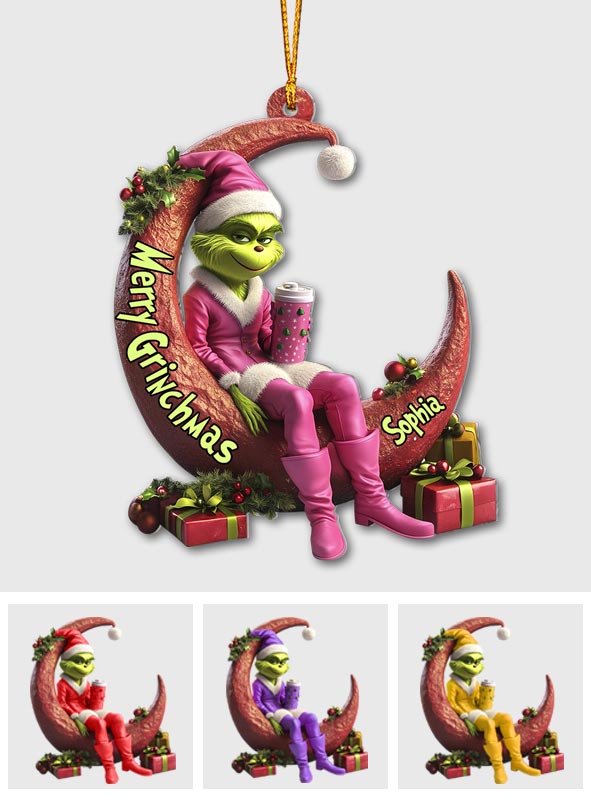 Freche, freche Dame – Personalisierte Stola als Weihnachtsschmuck