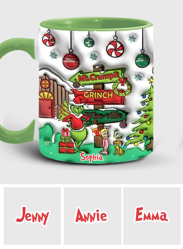 Ho Ho Ho - Mug de Noël personnalisé avec étole