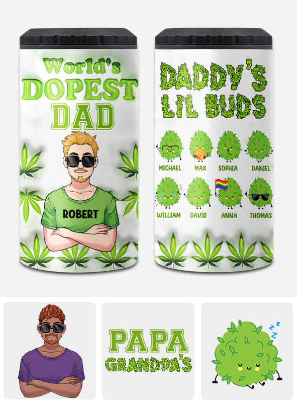 Der coolste Papa aller Zeiten – Personalisierter Dosenkühler für Väter