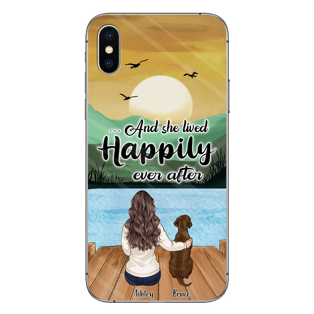 Coque de téléphone personnalisée pour la fête des mères avec un chien : « Tu m’as conquise dès le premier aboiement ! »