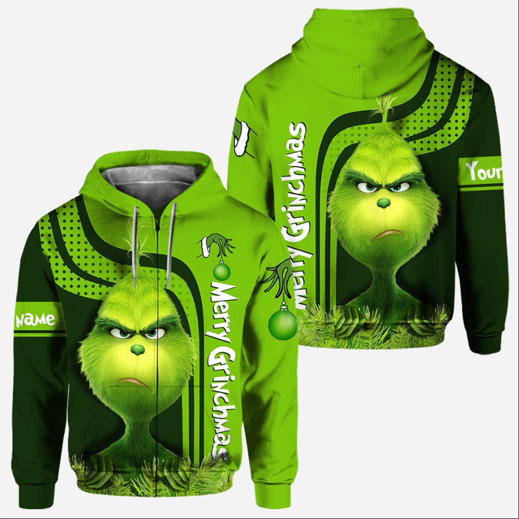 Joyeux Noël ! T-shirt et sweat à capuche personnalisés avec motif « Étole de Noël ».