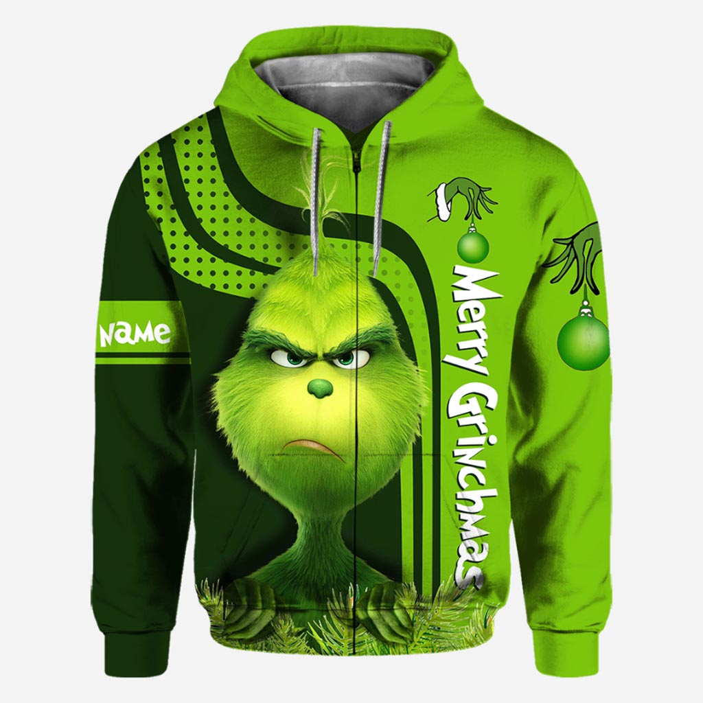 Joyeux Noël ! T-shirt et sweat à capuche personnalisés avec motif « Étole de Noël ».