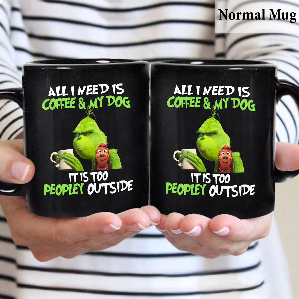 Alles, was ich brauche, ist Kaffee und mein Hund – Gestohlene Weihnachtstasse 1122