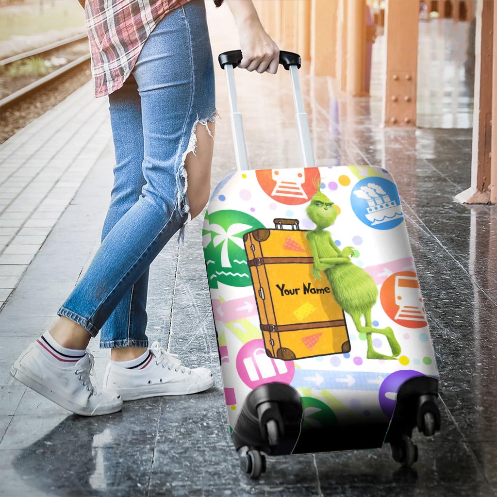 Reiselust – Personalisierte Stola als Weihnachtskofferhülle