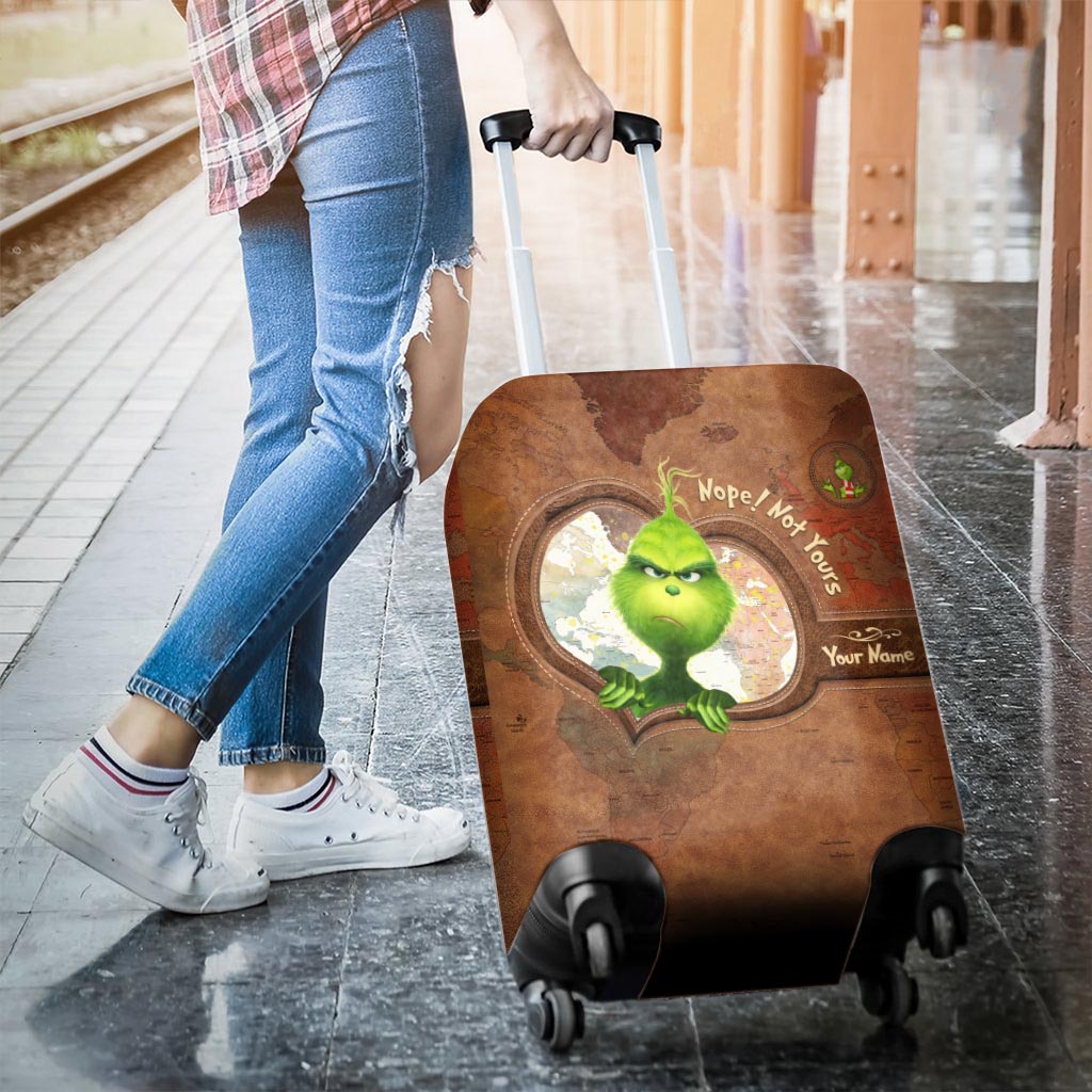 Nein! Nicht deins – personalisierte Stole-Weihnachtskofferhülle