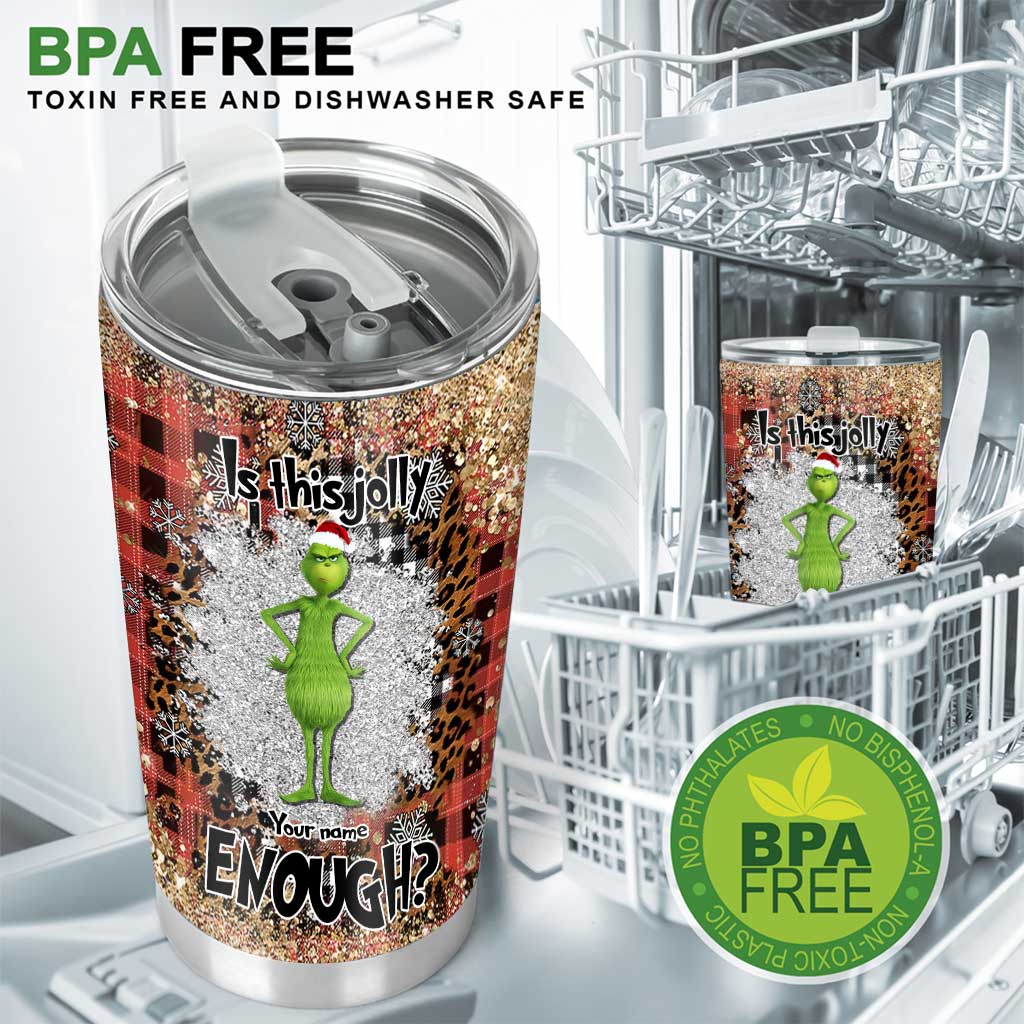 Ist das fröhlich genug? - Personalisierte Weihnachtsstola und Weihnachtsbecher