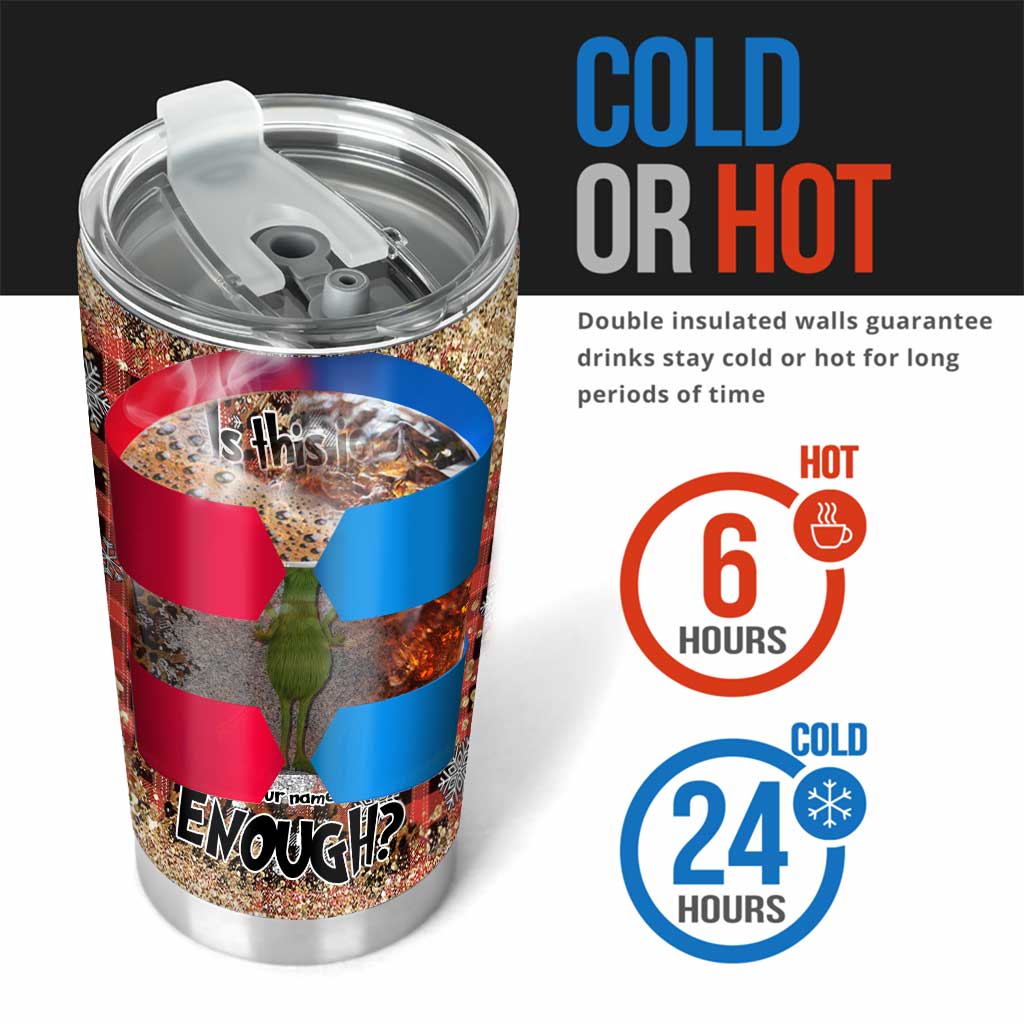 Ist das fröhlich genug? - Personalisierte Weihnachtsstola und Weihnachtsbecher