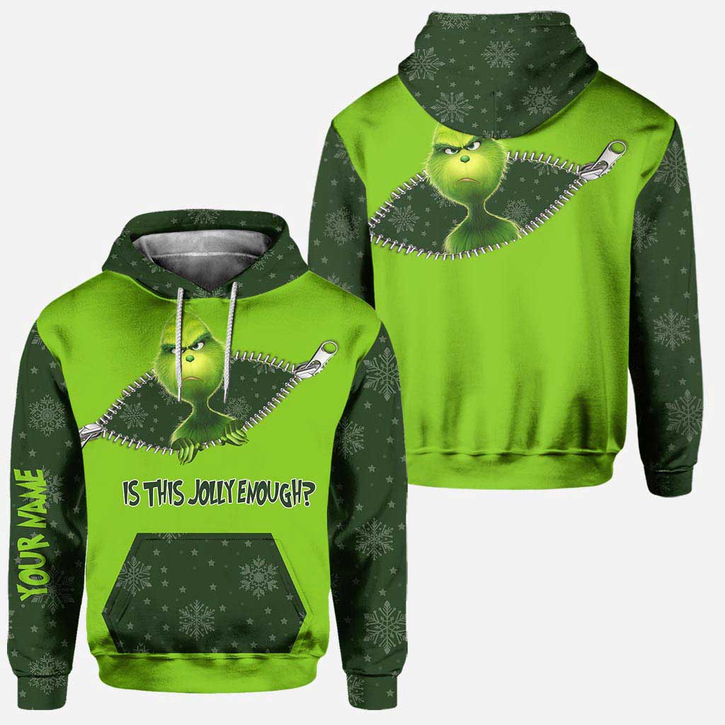 Jolly Enough – Personalisierte Weihnachtsstola, Weihnachtshoodie und Leggings