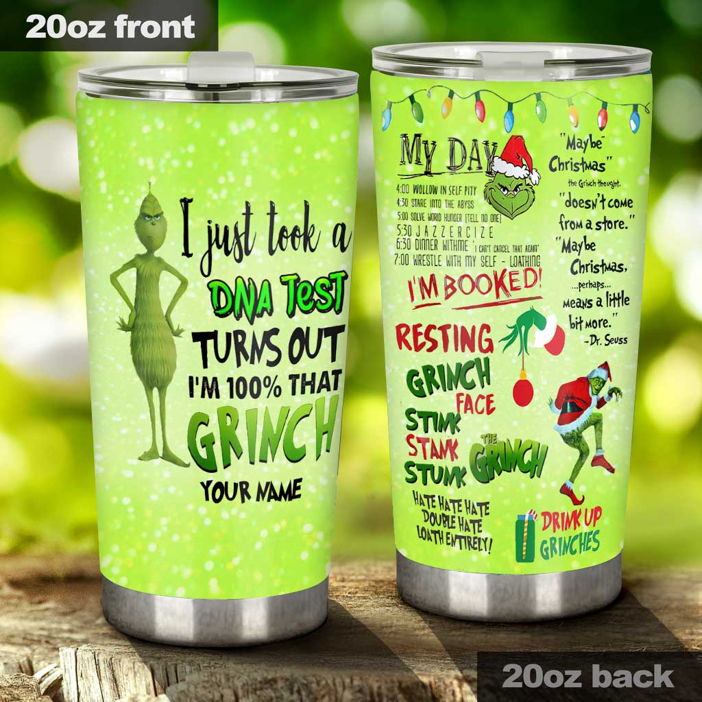 Ich habe gerade einen DNA-Test gemacht – personalisierter Weihnachtsstola-Becher