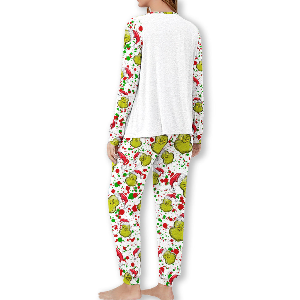 Ungezogene Snacks – Personalisierte Weihnachtsstola und Weihnachtspyjama-Set