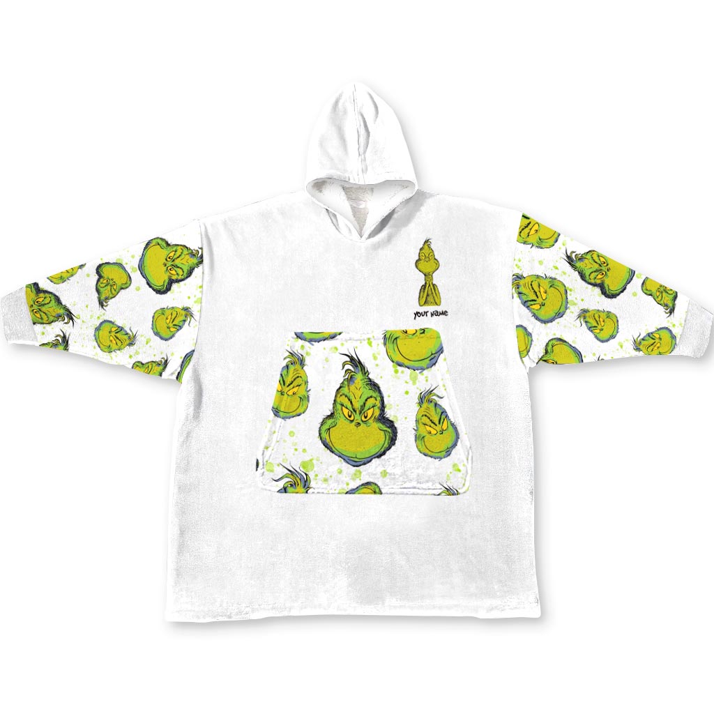 Pierre Feuille Ciseaux - Couverture de Noël personnalisée à capuche