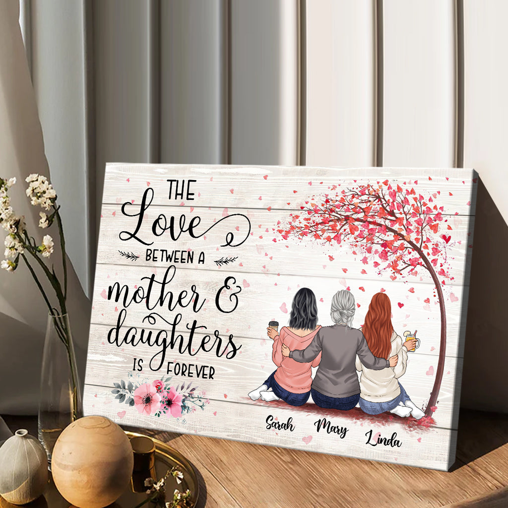 L'amour est éternel - Toile et affiche personnalisées pour la fête des mères