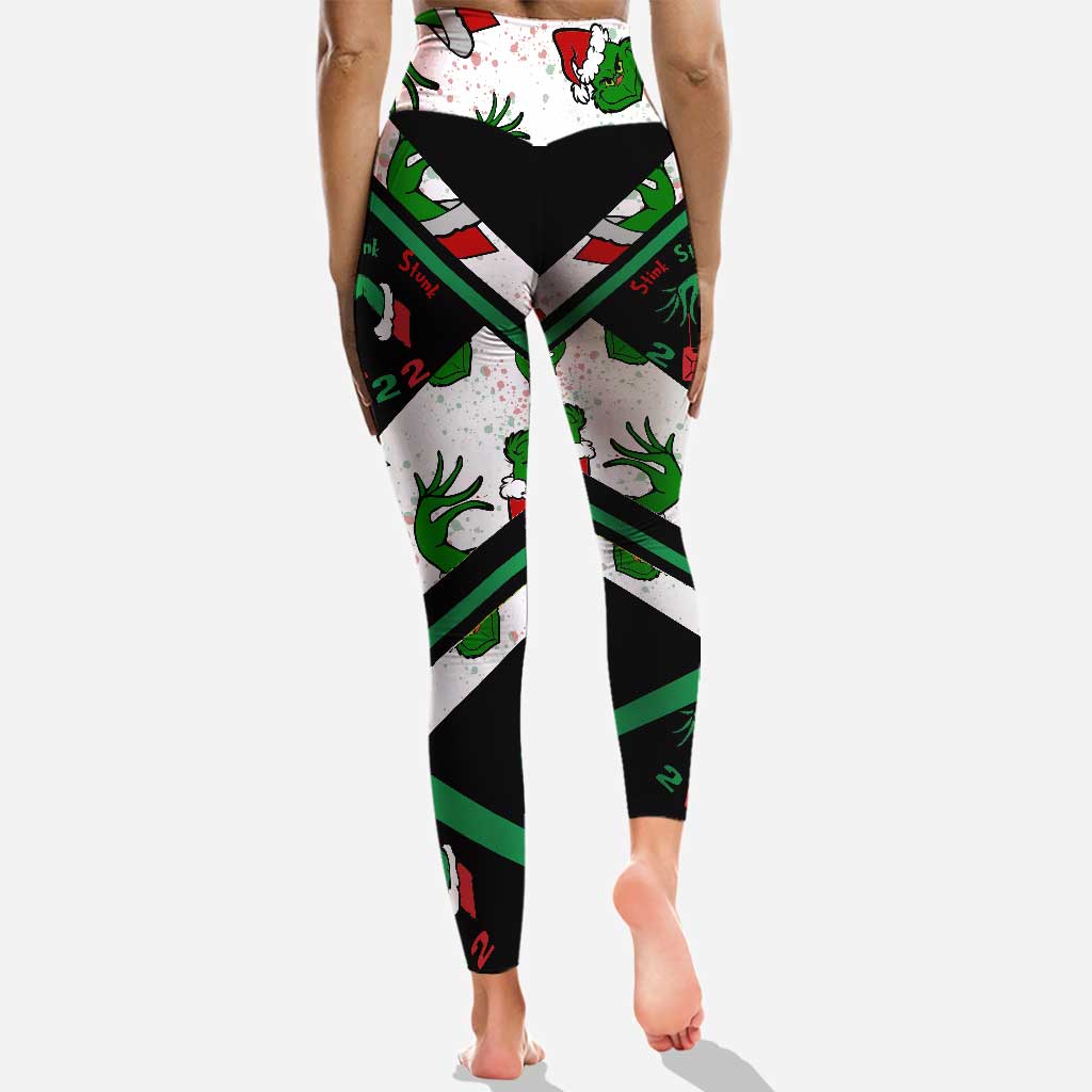 Stink Stank Stunk 2022 – Personalisierte Weihnachtsstola, Weihnachtshoodie und Leggings