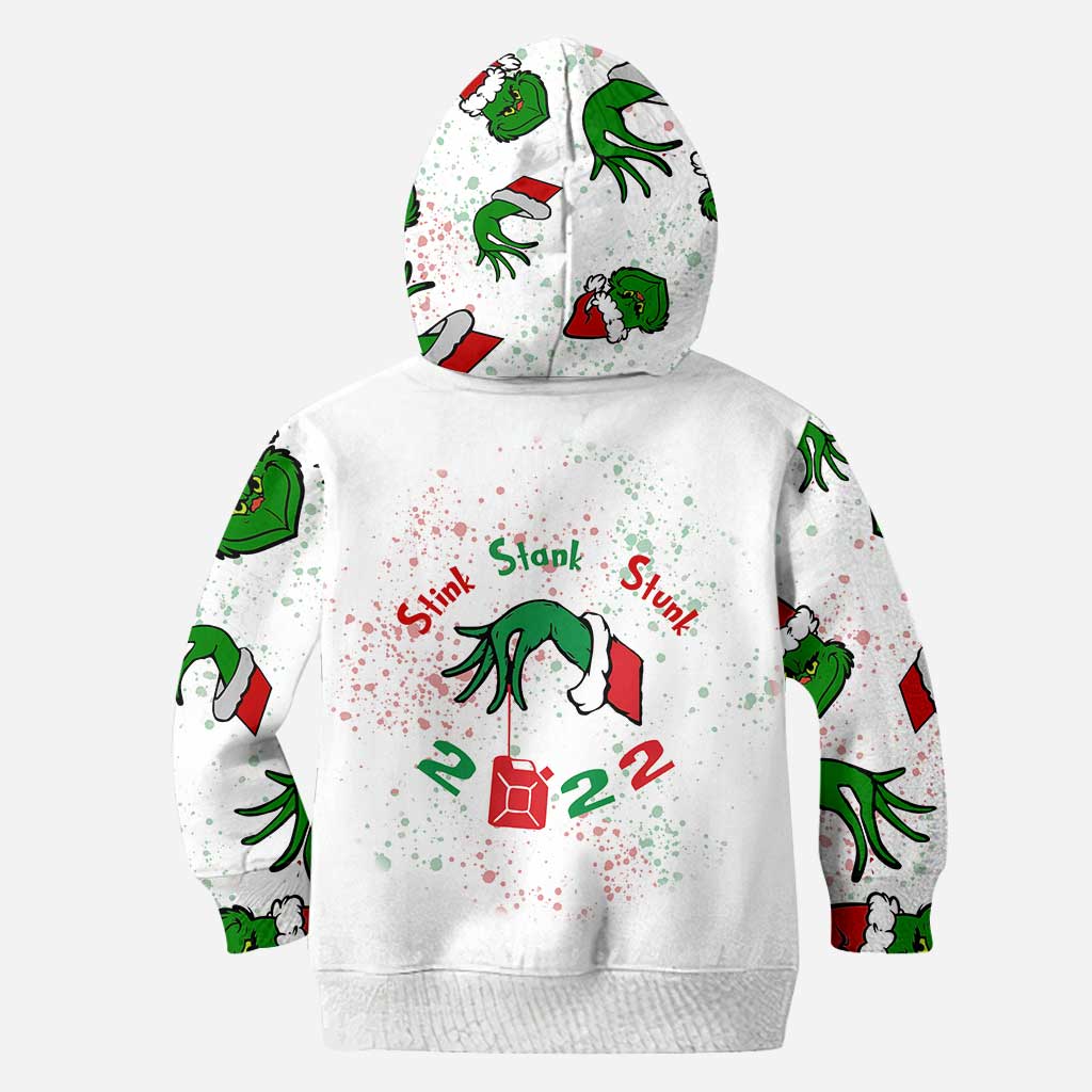 Stink Stank Stunk 2022 – Personalisierte Weihnachtsstola, Weihnachtshoodie und Leggings