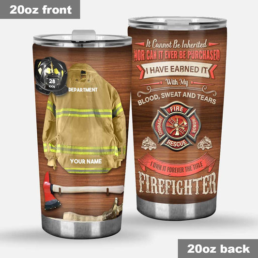 Feuerwehrmann - Personalisierter Trinkbecher