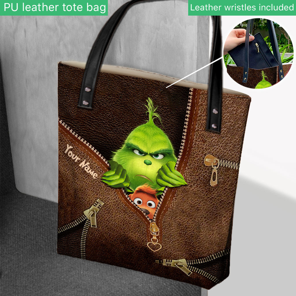 Joyeux Noël - Sac fourre-tout personnalisé avec étole de Noël