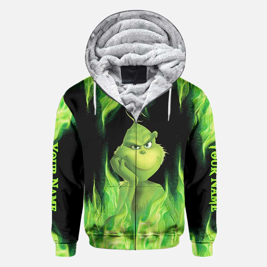 Wenn du mich trittst – personalisiertes T-Shirt und Hoodie mit dem Aufdruck „Stole Christmas All Over“