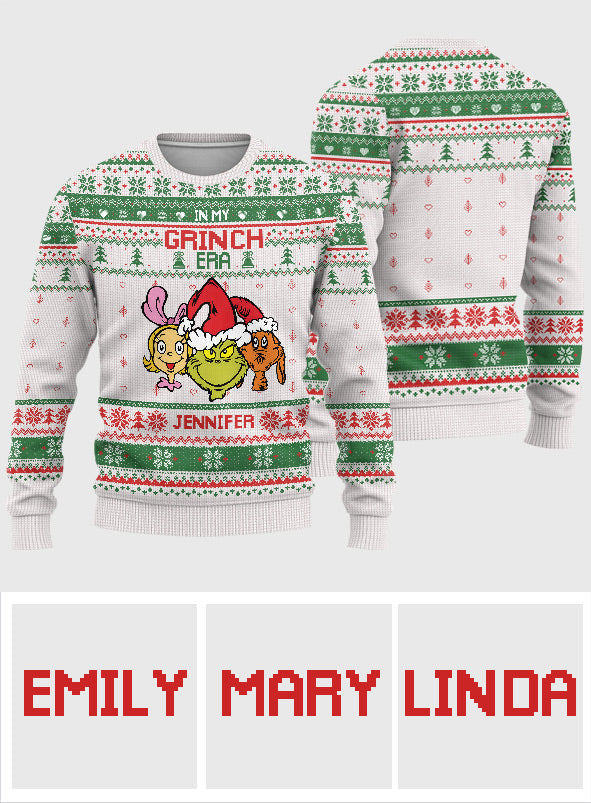 À mon époque - Pull de Noël moche avec étole personnalisée