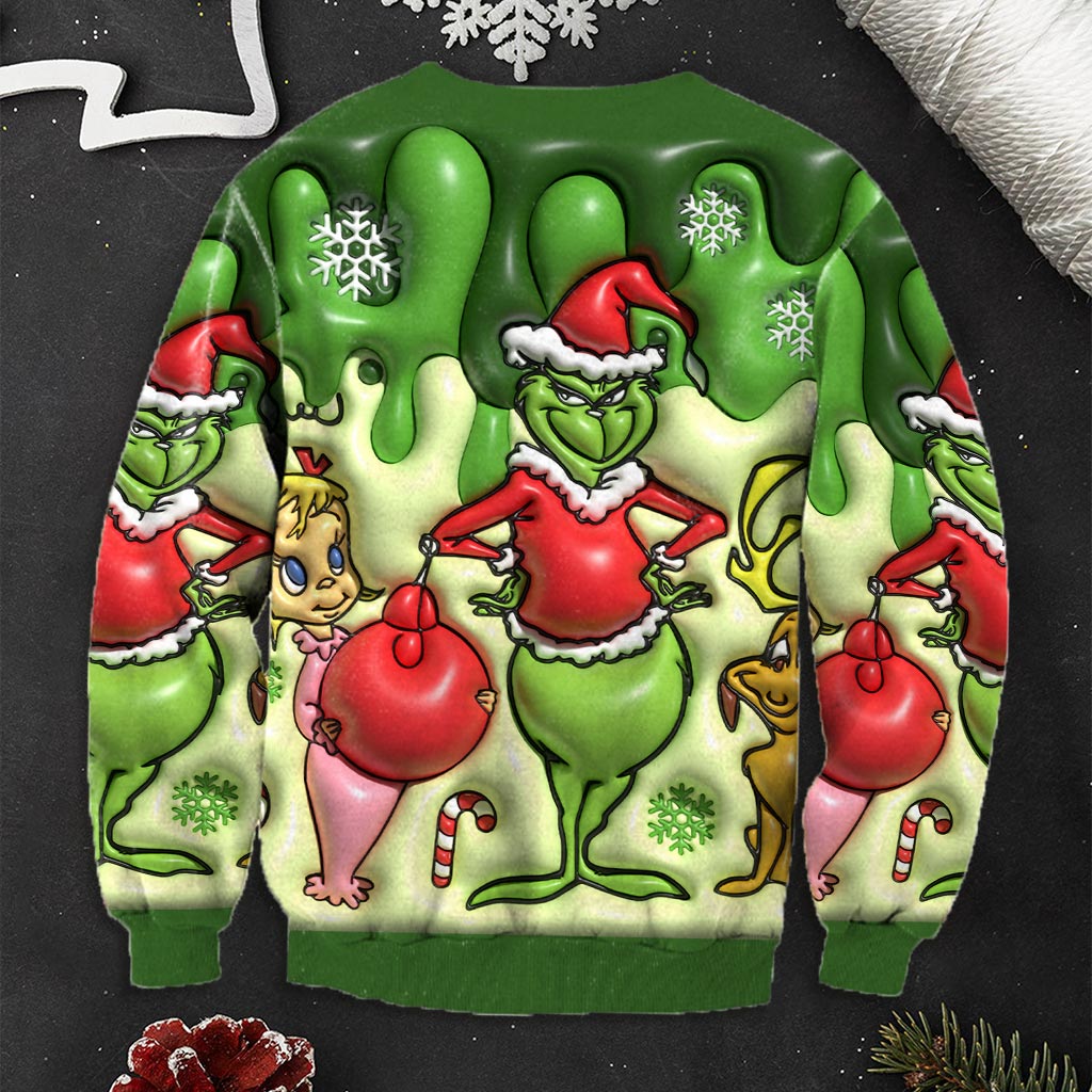 Frohe Weihnachten – Personalisierte Stola, hässlicher Weihnachtspullover