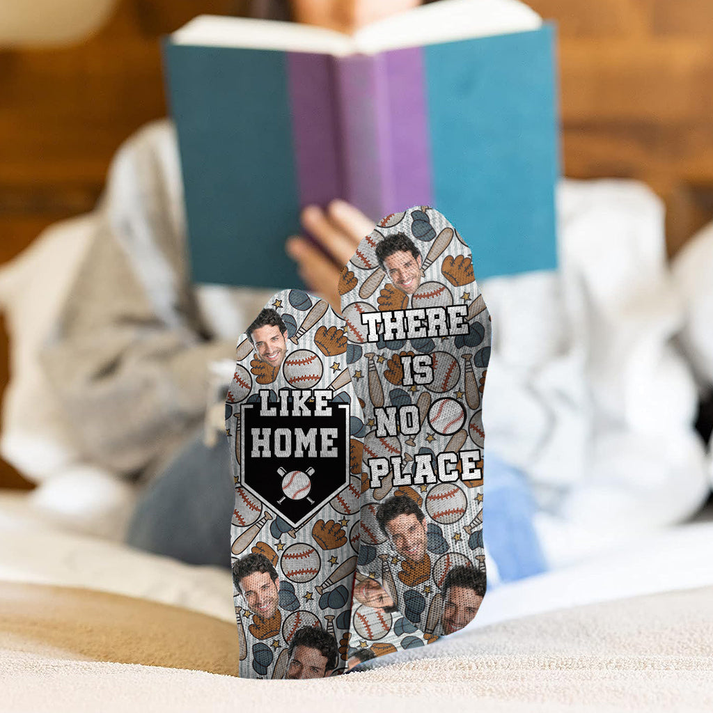 Zuhause ist es am schönsten – personalisierte Baseballsocken