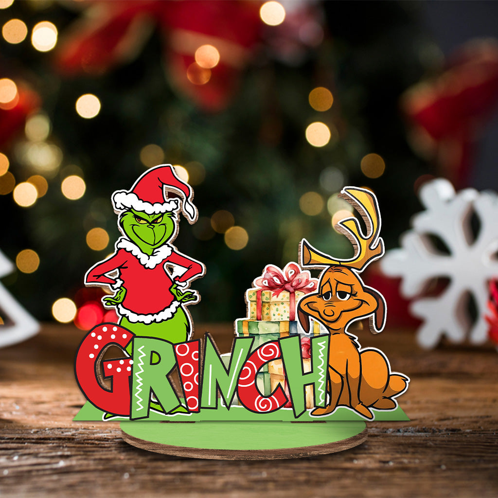 A Very Merry Christmas - Stole Christmas Freestanding Wood Plaque